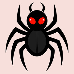 Halloween simple spider icon
