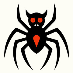 Halloween simple spider icon
