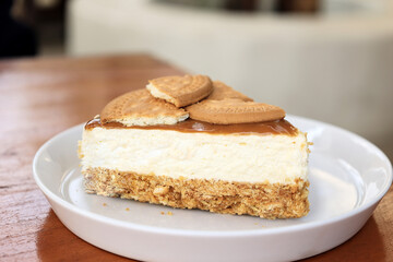 Slice Biscuit Cheese Cake