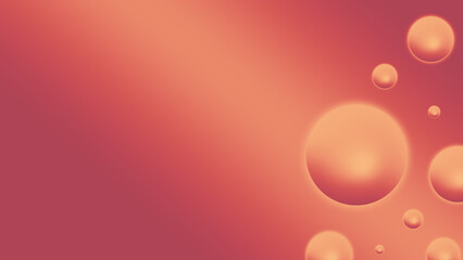 Water drops on gradient background bubble color concept graphic for illustration