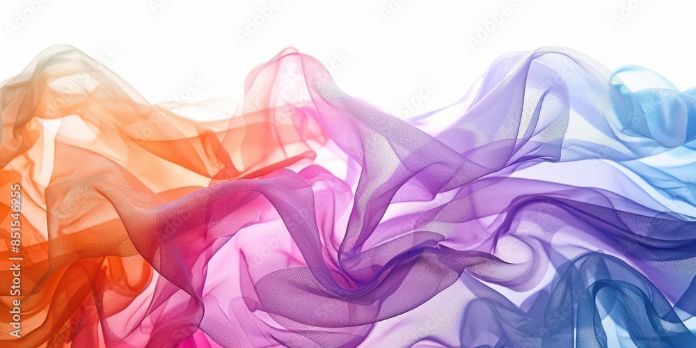 Poster transparency sheets with colorful designs isolated on white background showcase vibrant patterns and