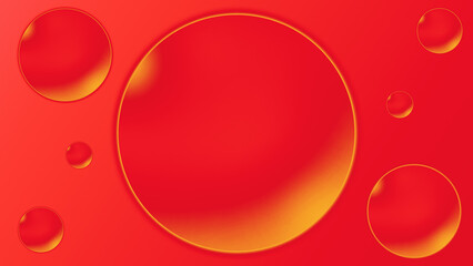 Water drops on gradient background bubble color concept graphic for illustration