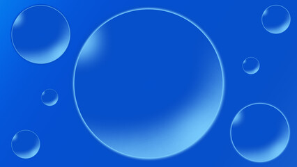 Water drops on gradient background bubble color concept graphic for illustration