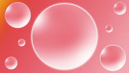 Water drops on gradient background bubble color concept graphic for illustration