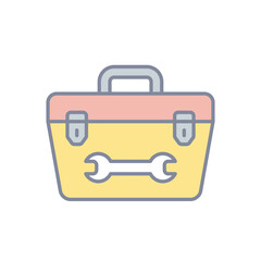 Tool box vector icon