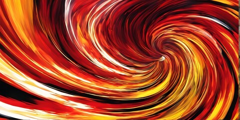abstract digital art capturing the essence of a swirling tunnel in vibrant colors in dynamic motion