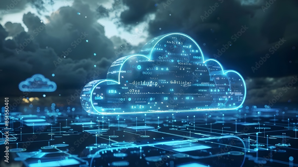 Poster migrating massive data to secure cloud platform empowering digital transformation and business growt