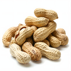 peanuts, white background,