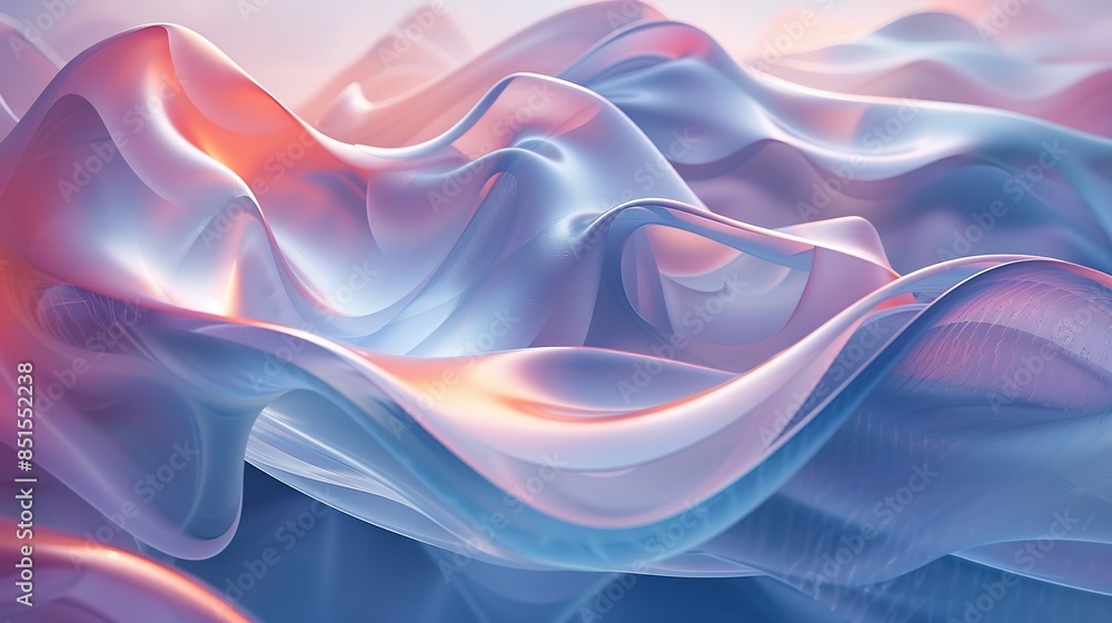 Aufkleber cutting-edge abstract background design with never seen before dynamic shapes