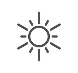 Four seasons and day parts related icon outline and linear vector.
