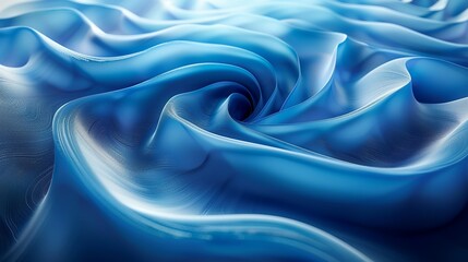 Obraz premium Swirling vortexes of cerulean and cobalt, evoking a sense of movement and dynamism. Abstract Backgrounds Illustration, Minimalism,