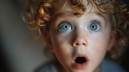 Little Boy's Look of Surprise