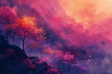 Obraz premium abstract background in colors and patterns for Fairy Tale Day