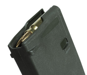 Loaded polymer assault rifle magazine