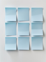 Obraz premium post-it with a light shadow isolated on a white backgroud hp realistic 