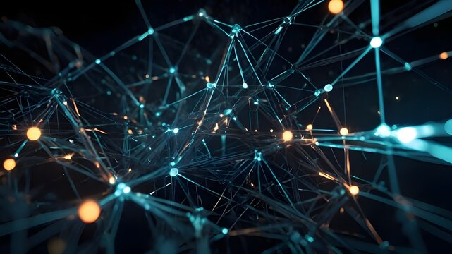 Data Encryption and Privacy: Secure Server Room with Glowing Encryption Symbols