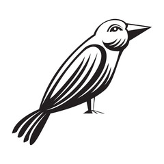 bird vector image is designed with illustration. Its an artistic drawing line. So, you can use it easily in your project work as a beautiful object. Vector illustration