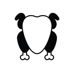Chicken vector icon