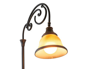 Obraz premium A street lamp with a yellow light shining on it
