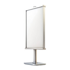 Street Outdoor Advertising Mockup Isolated on White Background Standard Scale, png element