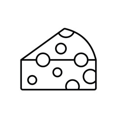 Cheese vector icon