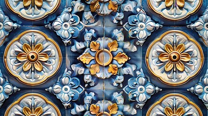 Ceramic tile wallpaper