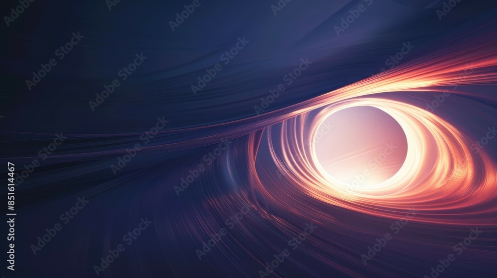 Poster abstract background with glowing lines and sparkles representing motion, technology, dynamic visual 