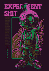 experiment shit artwork vector