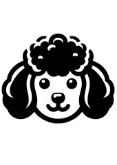 Poodle SVG, Dog Breed SVG, Dog SVG, Pet SVG, Dog Lover SVG, Peeking Animal SVG, Poodle Silhouette, Poodle Vector, Clipart, Cut file for Cricut SVG, JPG, PNG