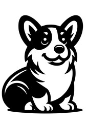 Welsh Corgi SVG, Dog Breed SVG, Dog SVG, Pet SVG, Dog Lover SVG, Peeking Animal SVG, Welsh Corgi Silhouette, Welsh Corgi Vector, Clipart, Cut file for Cricut SVG, JPG, PNG