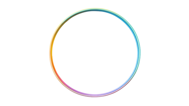 Set of vector design elements including circle