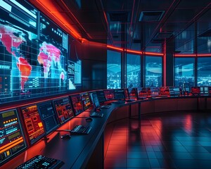 Security Center with Real Time Global Cyber Threat Monitoring and Analytics Dashboard