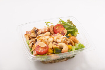 豆とカボチャのナッツサラダ