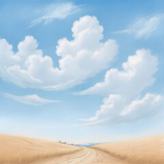 Fototapeta premium blue sky in summer