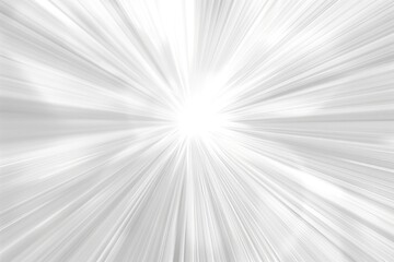 Fototapeta premium Abstract white background with blurred light rays and speed effect for design, banner or presentation