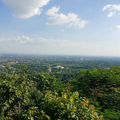 view of the mountains