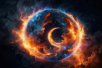 background with space