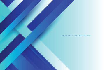 Abstract light and dark blue color gradient background. Modern minimalistic vector and geometric design template.