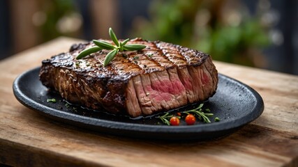 Barbecue grilled Tomahawk Steak