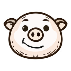 Obraz premium Smiling Piglet