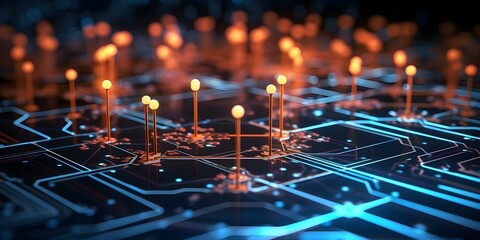 Enhancing Neural Network Operations with Secure Data Transmission Settings. Concept Data Security, Neural Networks, Secure Communication, Technology Operations, Data Transmission