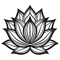 black-lotus-line-art-vector-illustration--vesak-da