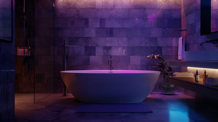 interior with shower