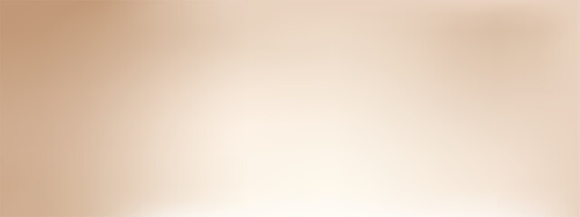 Nude Gradient. Pastel beige Background. Abstract soft backdrop. Minimal blur wallpaper. Trendy Vector illustration.