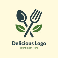 Unique fast food restaurant logo