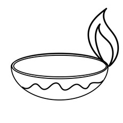 Diya, Diwali diya, Illustration of diya line art Diya design, diya art, Diva, Oil lamp