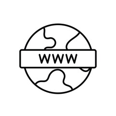 Internet vector icon