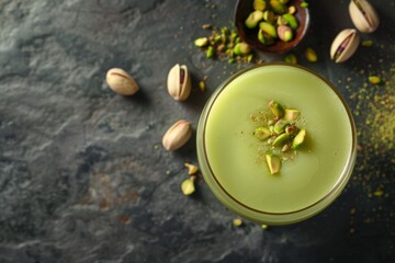 Pistachio cocktail