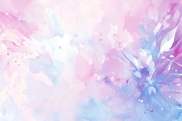 Abstract Watercolor Background with Pastel Colors