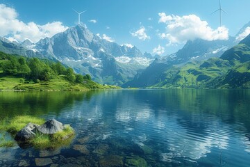 Hills, forests, and lakes